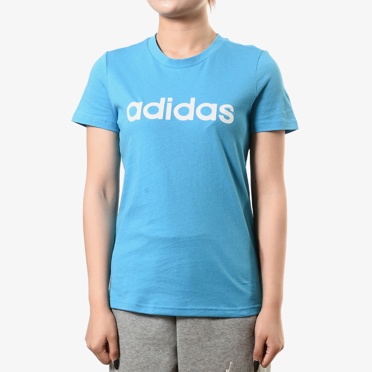 Adidas休闲运动圆领T恤