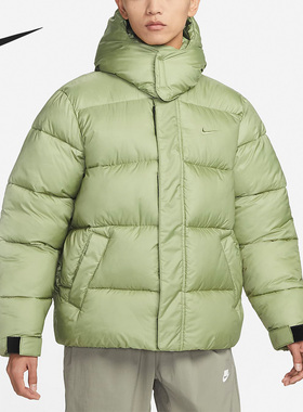 Nike/耐克正品冬季新款男子运动保暖防风休闲连帽棉服 DQ4921-334