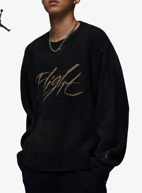 Nike/耐克Jordan新款男子时尚保暖宽松圆领休闲毛衣FD7390
