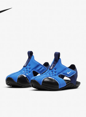 Nike/耐克正品婴童魔术贴低帮轻便包头运动凉鞋 943827-403
