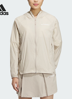Adidas/阿迪达斯正品W LW WB JKT 户外女士防晒皮肤衣IS0278
