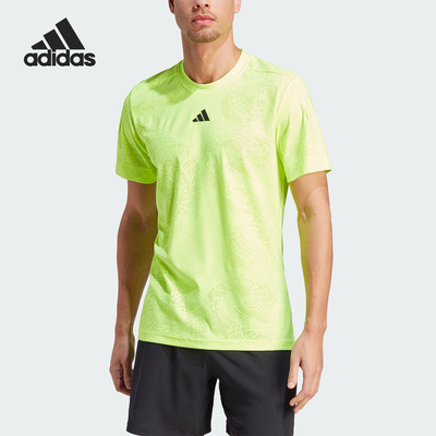阿迪达斯男子运动短袖