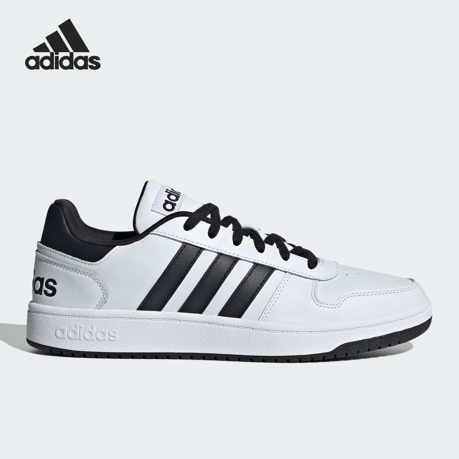 阿迪达斯男女款篮球风休闲板鞋