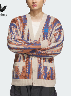 Adidas/阿迪达斯正品三叶草男女时尚经典针织运动外套IX7818