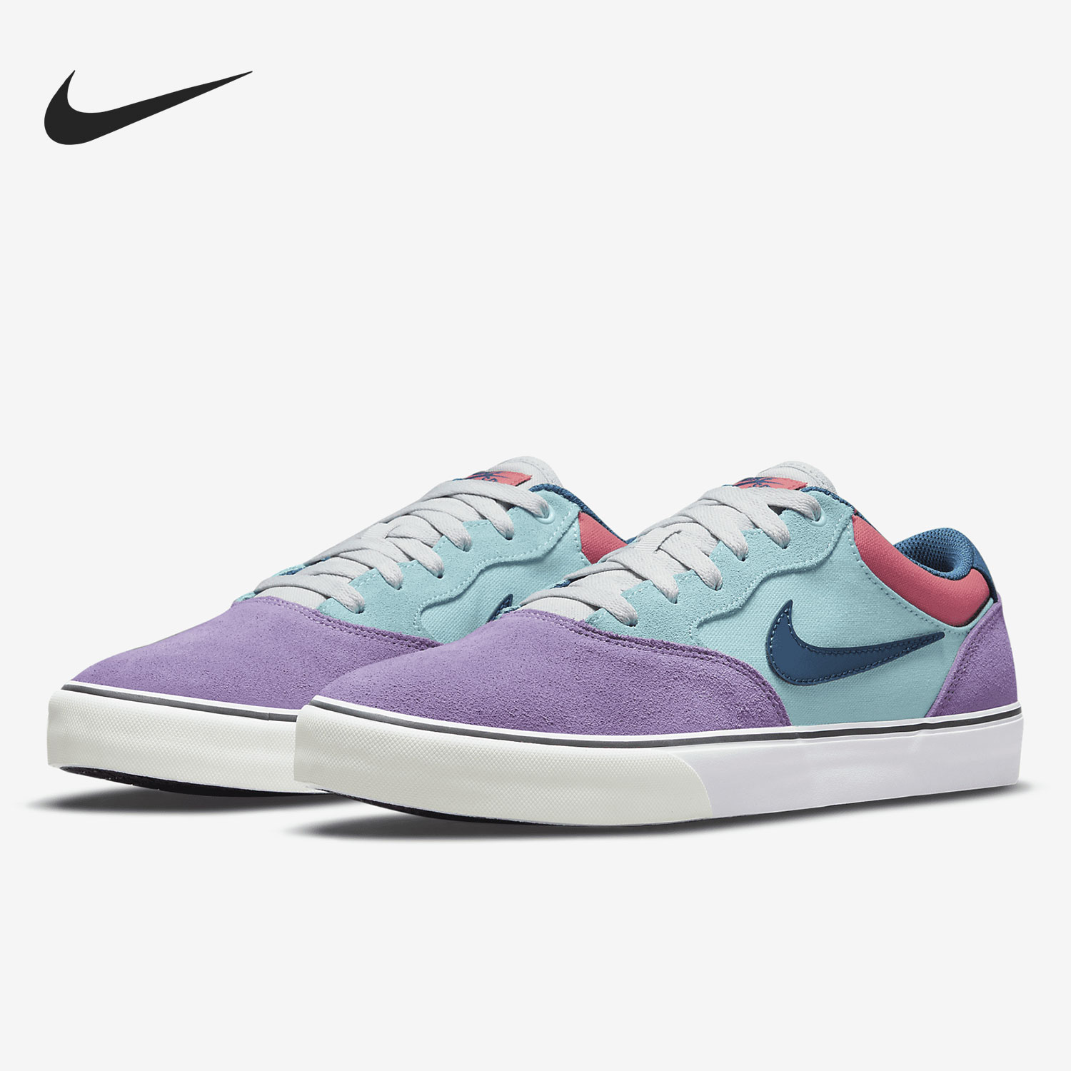 耐克男女低帮轻便滑板鞋