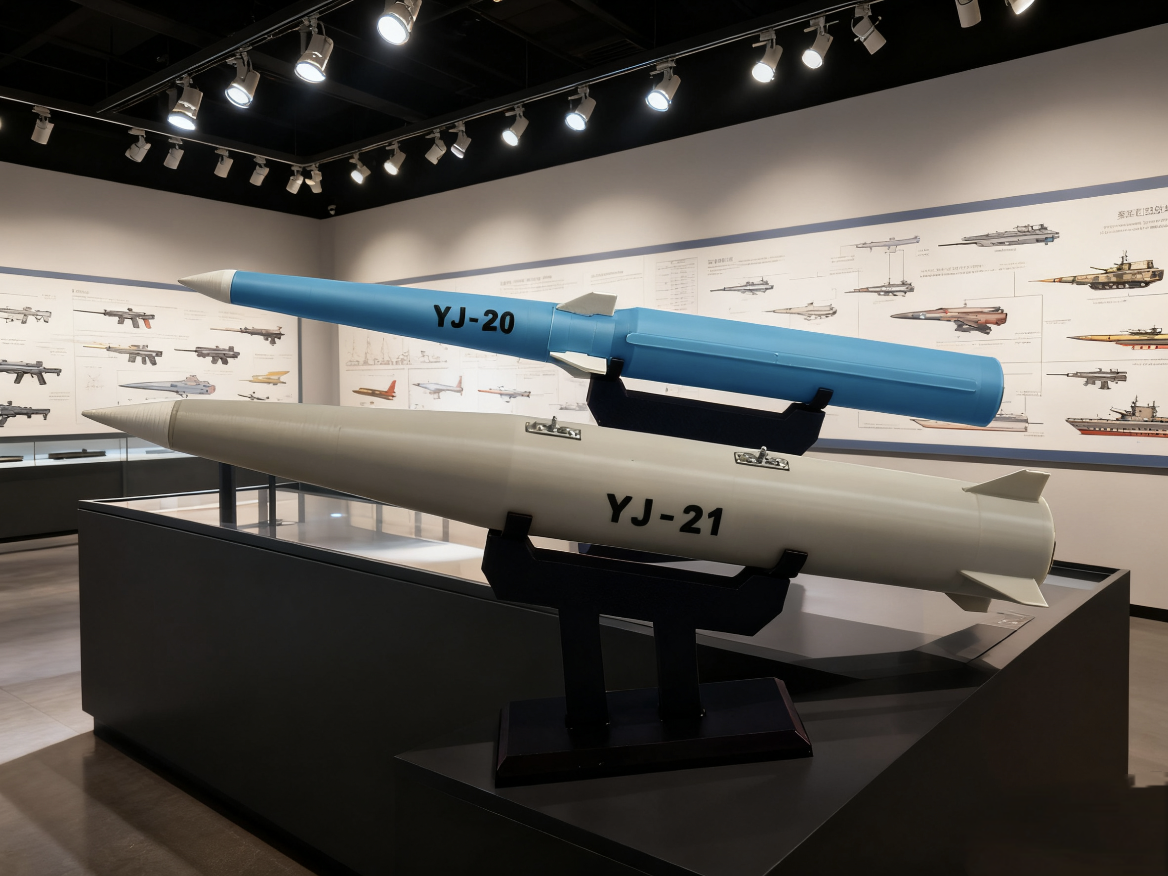 鹰击-21反舰弹道导弹模型摆件科普教育教学展示收藏品纪念品礼品