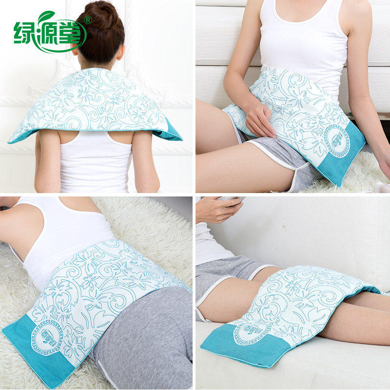 盐袋热敷包电加热艾草粗盐海盐艾灸理疗袋肩颈腰腹全身通用旗舰店