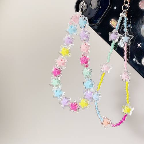 手工串珠手机链钥匙链