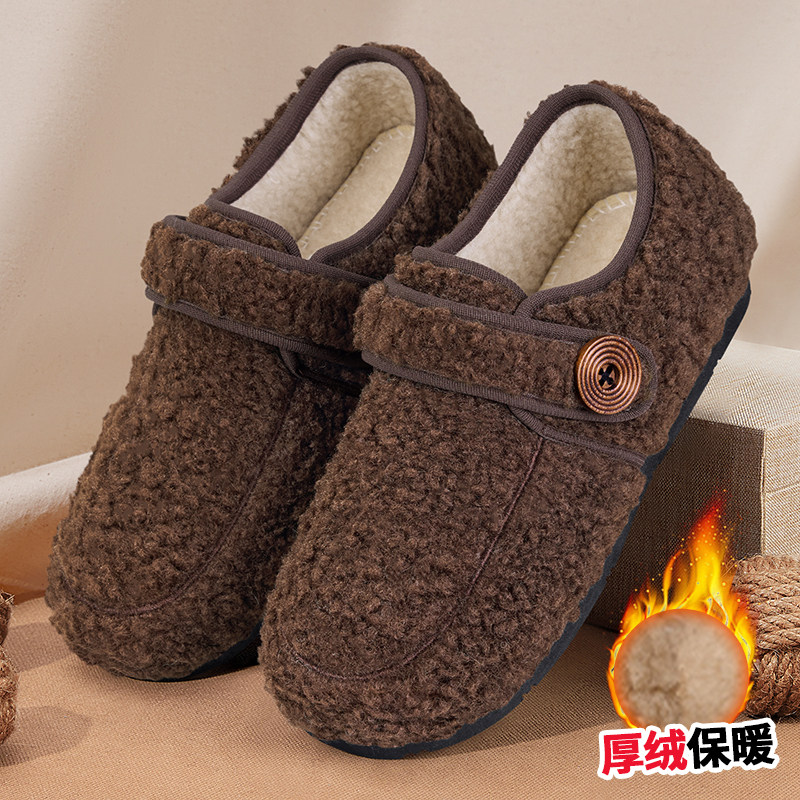 老北京布鞋女冬2025新款加绒加厚保暖棉鞋复古博肯鞋豆豆鞋,女鞋,棉鞋,淘宝优惠券,粉丝福利购,淘宝优惠卷