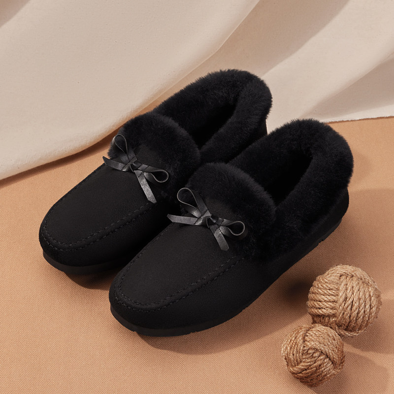 冬季老北京棉鞋女加绒加厚布鞋毛毛保暖新款防滑一脚蹬秋冬豆豆鞋,女鞋,乐福鞋（豆豆鞋）,淘宝优惠券,粉丝福利购,淘宝优惠卷
