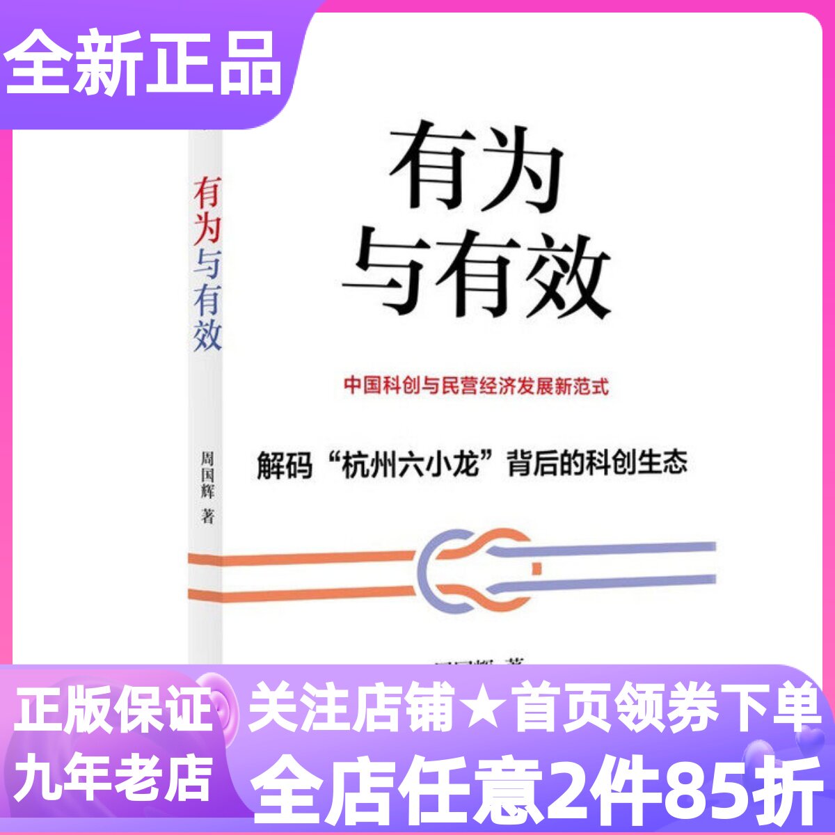 有为与有效周国辉科创民营经济顶层战略创新主体产业根基生态构建杭州模式政府与市场创新与转型科创与中国工作提升读物