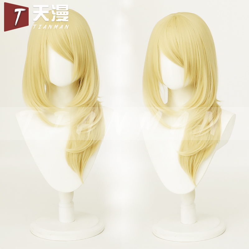 天漫 东京卍复仇者 佐野艾玛 金色 cos 假发 65cm