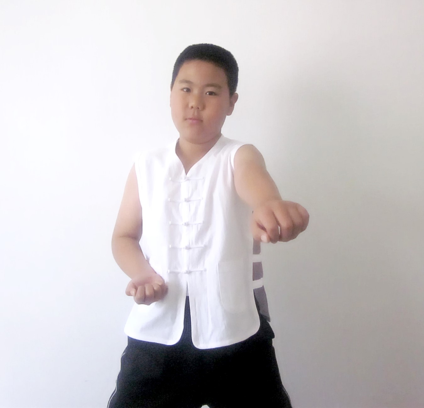 中式馬褂背心坎肩汗衫演出服