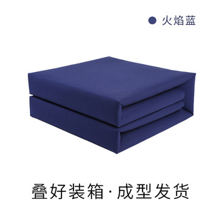 正品制式纯棉军绿消 火焰蓝定型被子内务模型被标兵帆布豆腐块