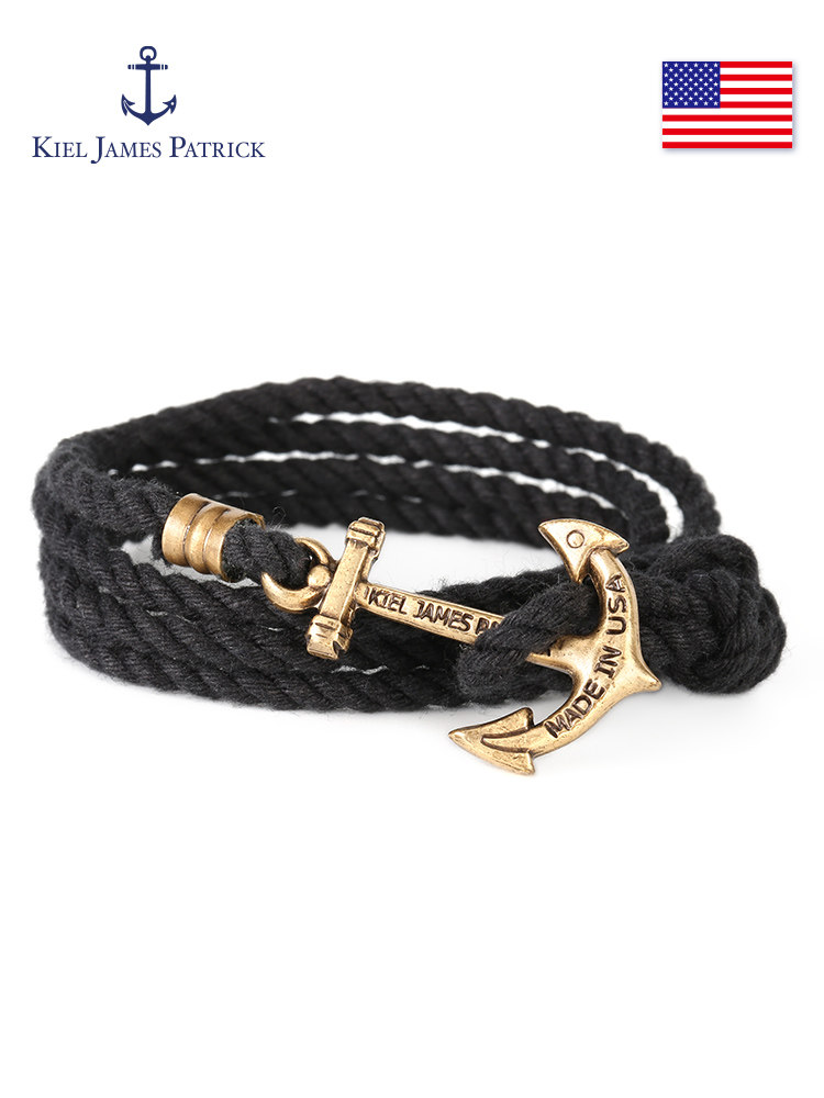 kjp情侣手链男手工编织复古海洋风船锚手绳女学生ins潮牌送礼推荐