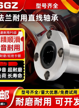 RSGZ直线轴承 C- LHFRF 6 8 10 12 16 20 25 30 35 40代替米斯米