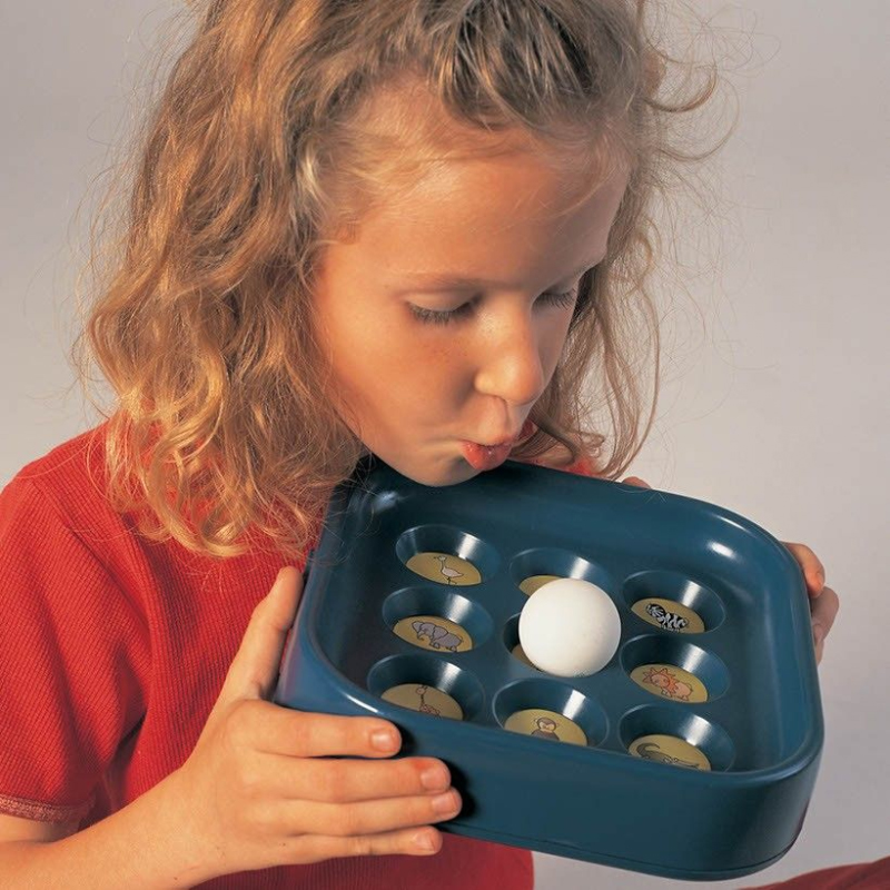 丹麦GONGE吹气游戏台儿童口腔训练器发声矫正感统训练器材