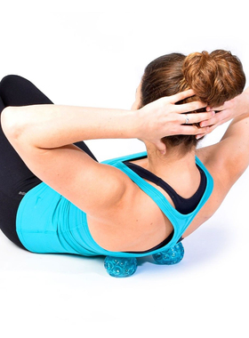 德国Franklin-Method®富兰克林纹理球肌肉筋膜放松原装球蓝色2件