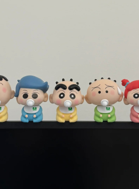 春日部奶嘴蜡笔小新摆件手办