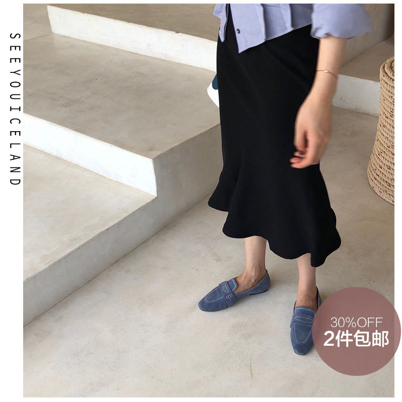 seeyouiceland_ Drape fabric!three-dimensional Cut temperament Commuter models Paige black fish tail Half skirtin the Women's clothing/Boutique , Skirts  category - from Buy2taobao.com to provide professional Taobao agent buy service