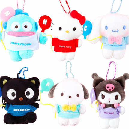 韩国正品代购三丽鸥气球派对挂件hellokitty巧克力猫美乐蒂8cm