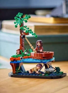 指环王史麦戈与迪戈尔袋底洞专属赠品40761男孩拼装积木玩具礼物