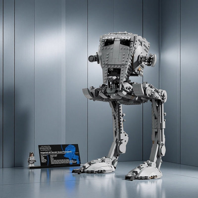 星球大战AT-ST全地形侦察运输步行机甲男孩儿童拼装积木玩具75417