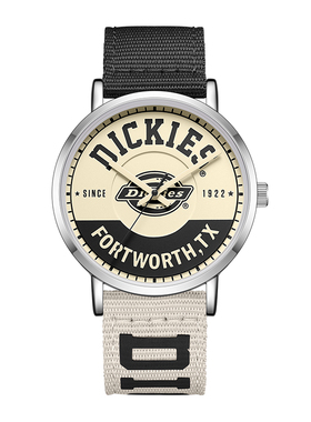 Dickies手表男新款学生情侣表防水尼龙表带复古男女石英表CL-274