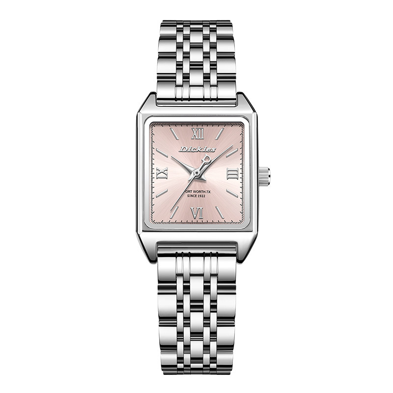Dickies手表女款轻奢小众女士简约方表时尚石英表情人节生日礼