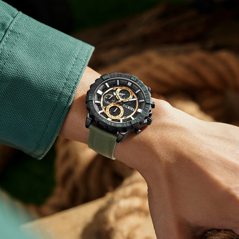 Dickies手表男潮酷多功能石英夜光潮流手表生日礼物送男友CL