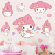 Melody美乐蒂儿童房卡通贴纸幼儿园墙壁贴画小女孩卧室墙贴纸自粘