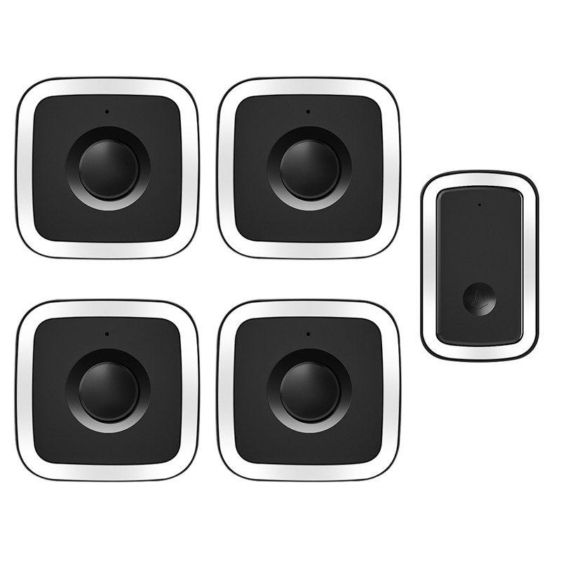 无线电门铃一拖四家用门铃远距离电子智能遥控门铃呼叫器,电子/电工,楼宇对讲设备,淘宝优惠券,粉丝福利购,淘宝优惠卷