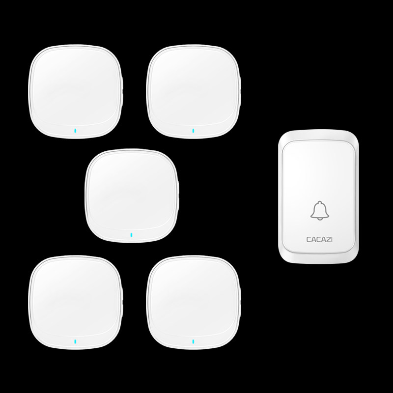 家用无线门铃一拖五老人呼叫器智能门铃音乐叮咚数码遥控USB门铃,电子/电工,楼宇对讲设备,淘宝优惠券,粉丝福利购,淘宝优惠卷