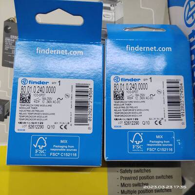 原装正品finder时间继电器ACDC