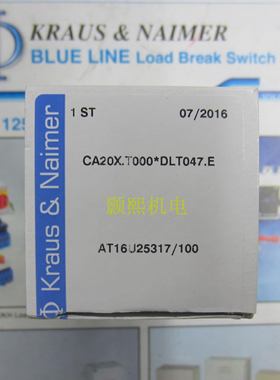 CA20X T000*DLT047 krausnaimer索亚电焊机DLT047转换开关CA20X