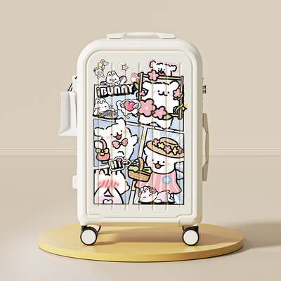 新款卡通多功能行李箱