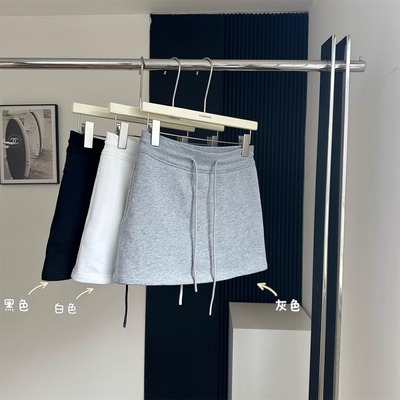 大码胖mm高腰休闲运动卫裙女