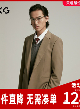 GXG男装 商场同款商务休闲西装外套男正装 24冬季新品G24X134018