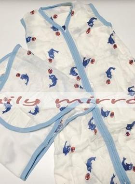 原创 DAILY定制竹纤维MUSLIN纱布襁褓空调房 防惊跳新生儿睡袋