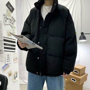 冬季加厚棉衣男ins潮港风韩版潮流帅气学生百搭休闲宽松外套棉服