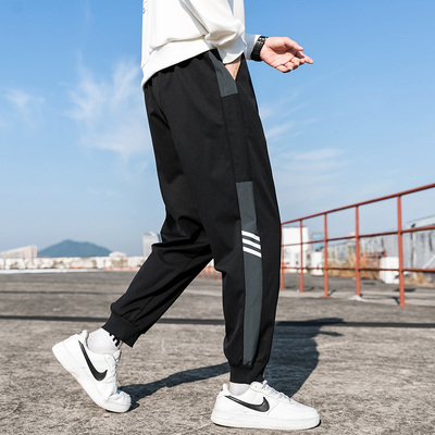 夏季百搭潮牌秋款显高卫裤