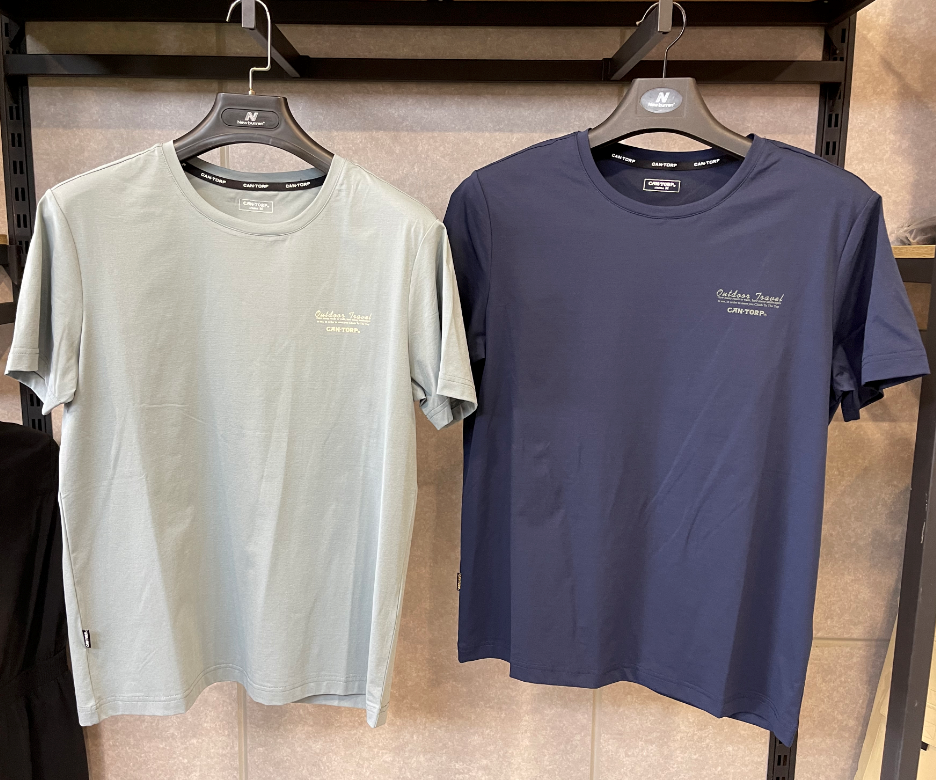 Cantorp肯拓普户外夏季专柜正品休闲男式圆领T恤衫C212494533