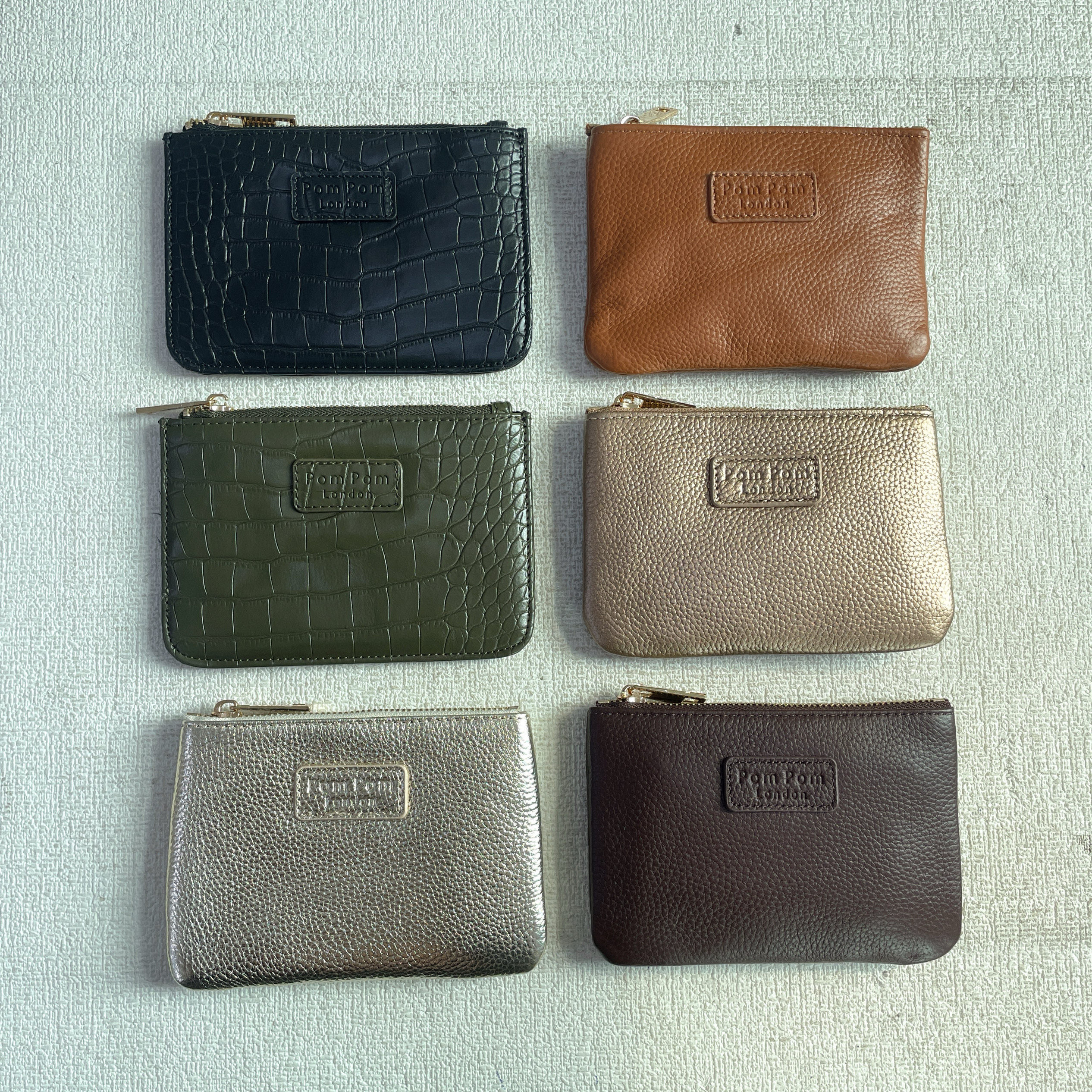 外贸尾货出英国真皮牛皮时尚百搭女拿包零钱包