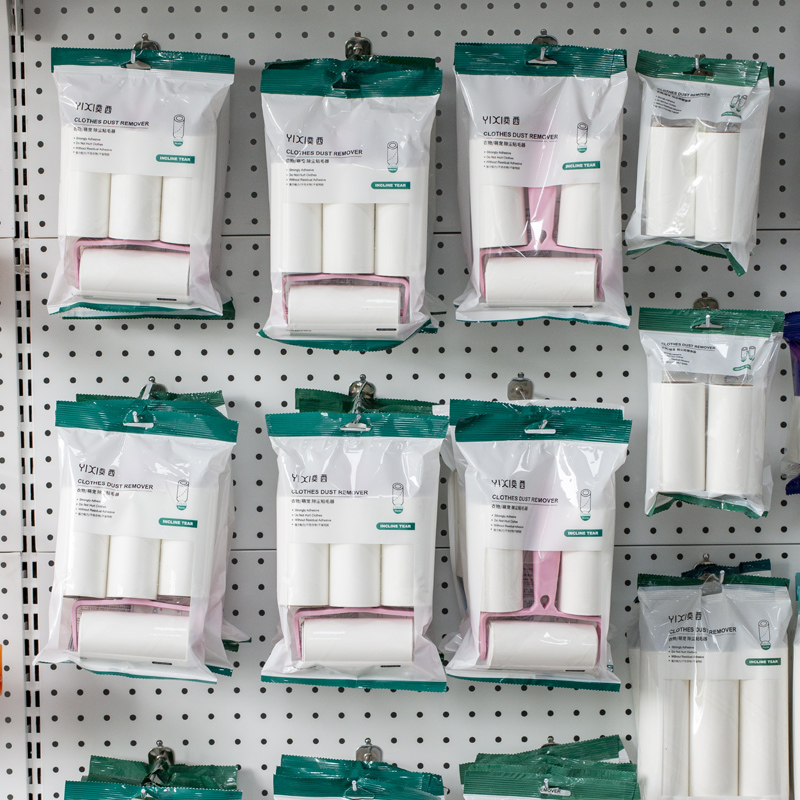 日本粘毛器可撕式滚筒毡滚刷粘毛神器除毛衣服去黏毛刷衣物卷纸吸