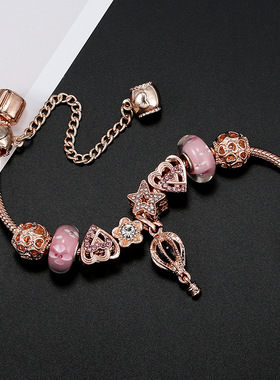 速卖通 亚马逊外贸货源欧美货源串珠手串 手工DIY女士手链礼物