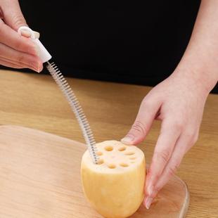 sauce莲藕清洁刷莲藕洞清洗工具洗藕保温杯奶瓶吸管小刷