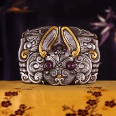 VULCAN伏尔甘工兮吴树国腰带扣饕餮纹卯兔皮带扣