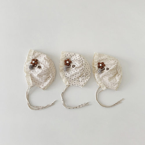 婴儿帽子春秋季薄款宝宝胎帽婴幼儿护囟门帽外出护耳帽可爱夏季女