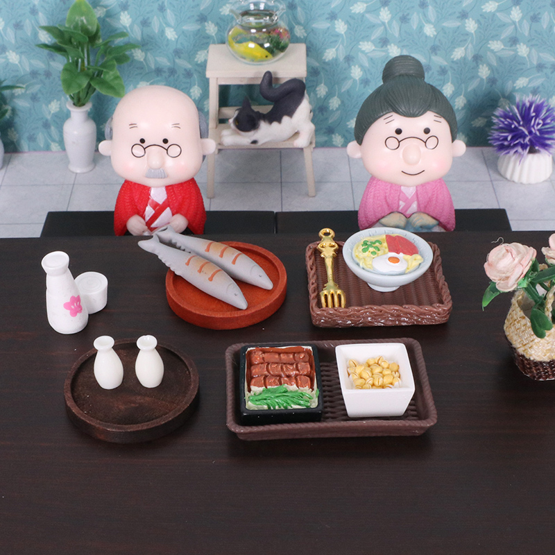 微缩娃娃屋日式仿真拉面模型配件