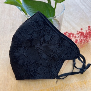 2024秋冬款 女高颜值防风保暖面罩网红 国风刺绣印花口罩透气新中式